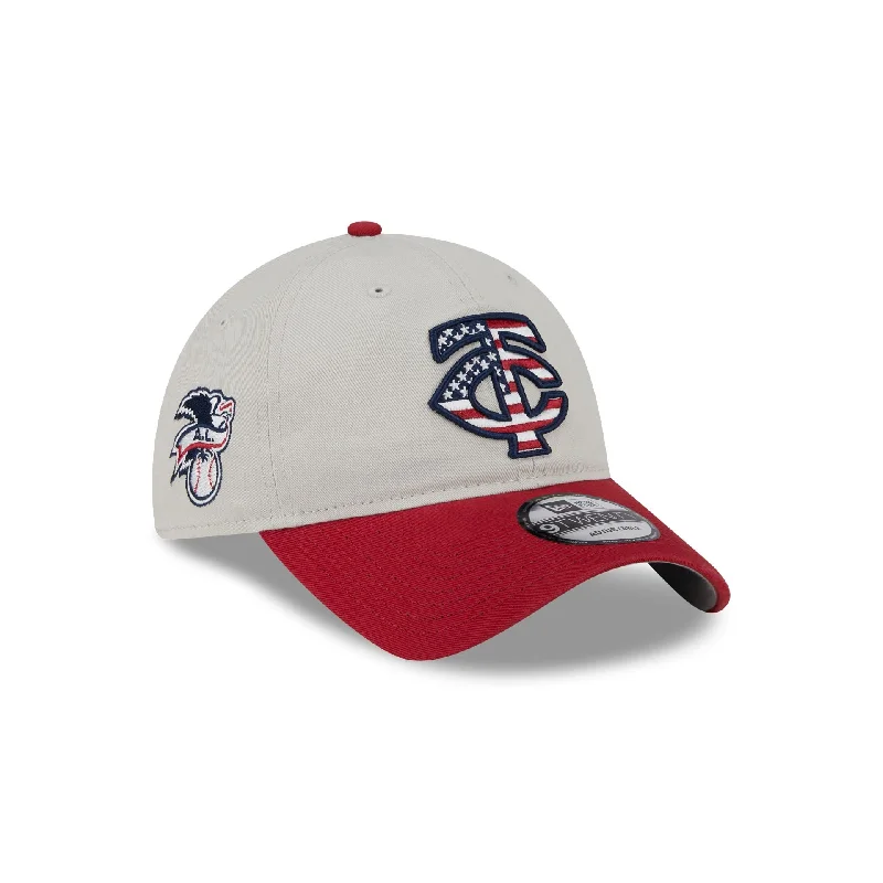 Minnesota Twins Independence Day 2024 9TWENTY Adjustable Hat