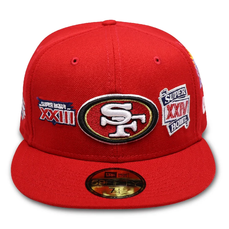 SAN FRANCISCO 49ERS (5X CHAMPIONS) NEW ERA 59FIFTY FITTED