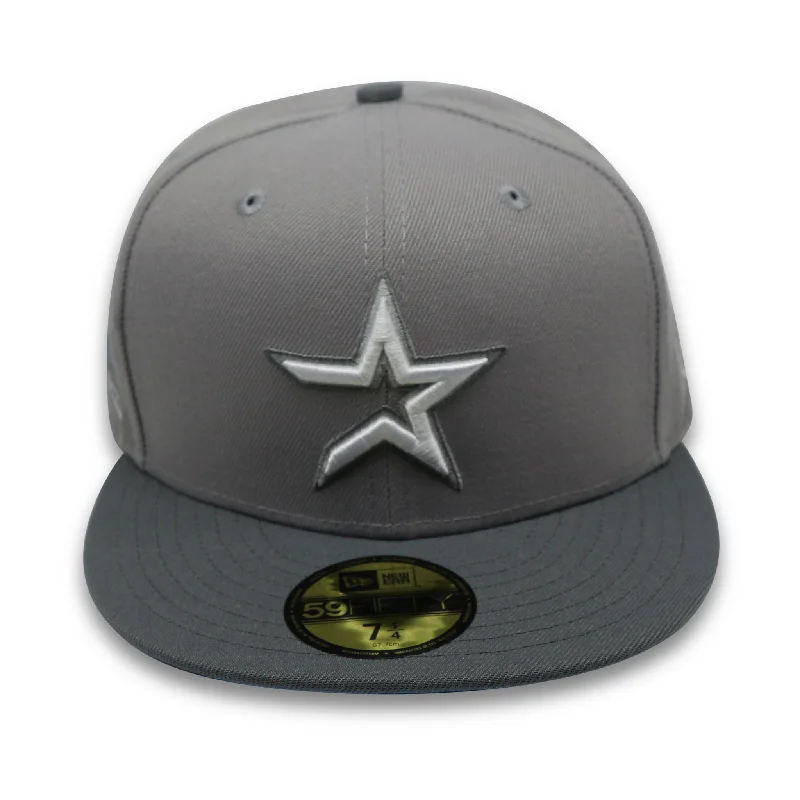 HOUSTON ASTROS (GREY) (2000 INAUGURAL SEASON) NEW ERA 59FIFTY FITTED (SKY BLUE UNDER VISOR) (S)