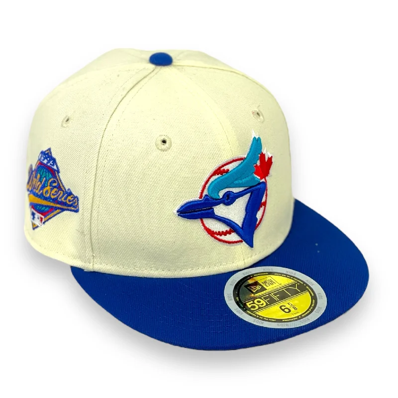 "KIDS" TORONTO BLUEJAYS "1993 WORLDSERIES" NEW ERA 59FIFTY FITTED (RED UNDER VISOR)