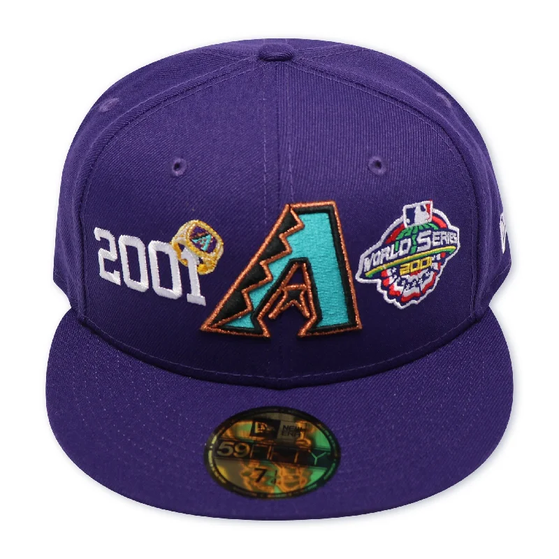 ARIZONA DIAMONDBACKS "COUNT THE RINGS" NEW ERA 59FIFTY FITTED