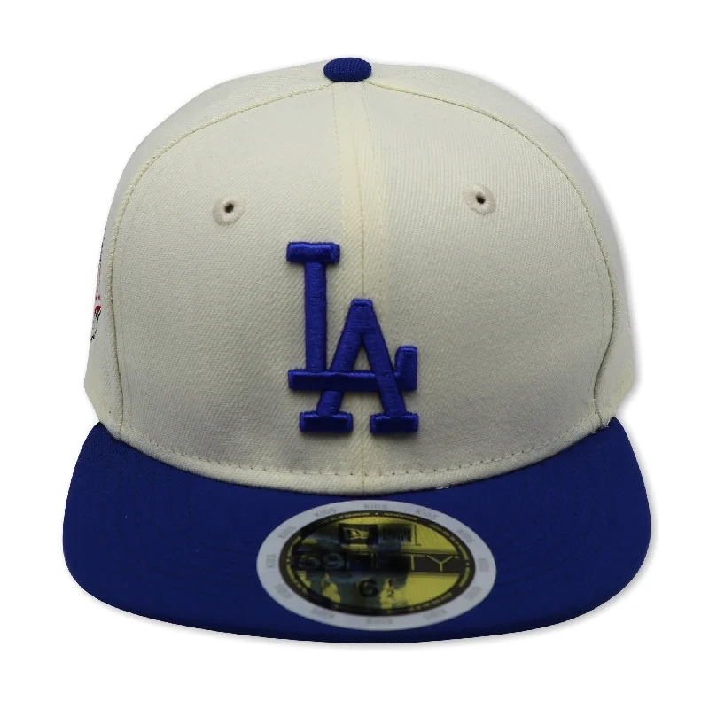 "KIDS" LOS ANGELES DODGERS (0FF-WHITE) (1988 WORLDSERIES) NEW ERA 59FIFTY FITTED (RED UNDER VISOR)