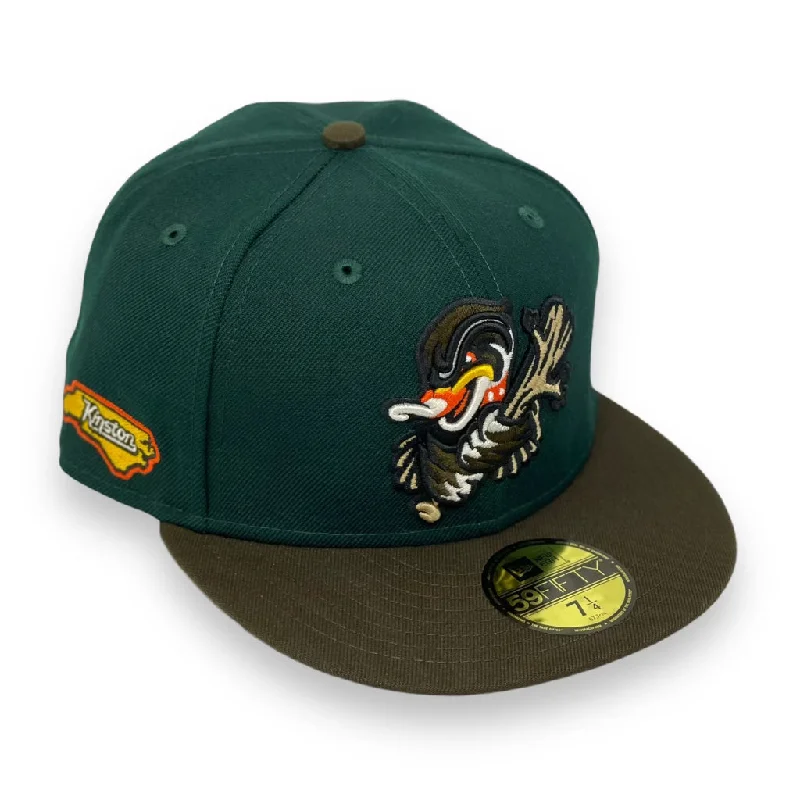 DOWN EAST DUCKS (DK-GREEN) NEW ERA 59FIFTY FITTED (OFF-WHITE UNDER VISOR)