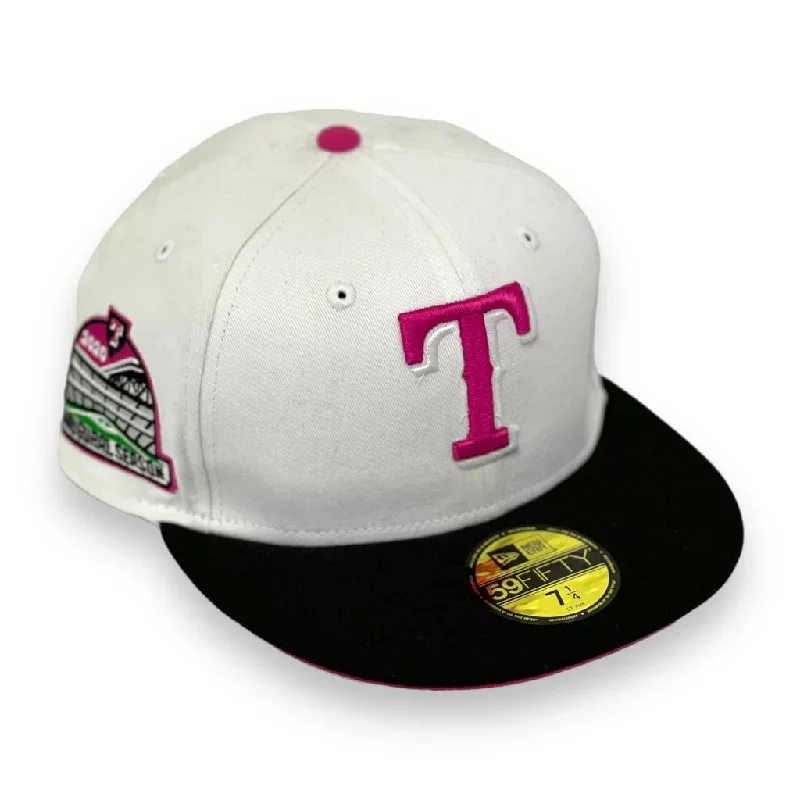 TEXAS RANGERS (2020 INAUGURAL SEASON) NEW ERA 59FIFTY FITTED (H-PINK UNDER VISOR)