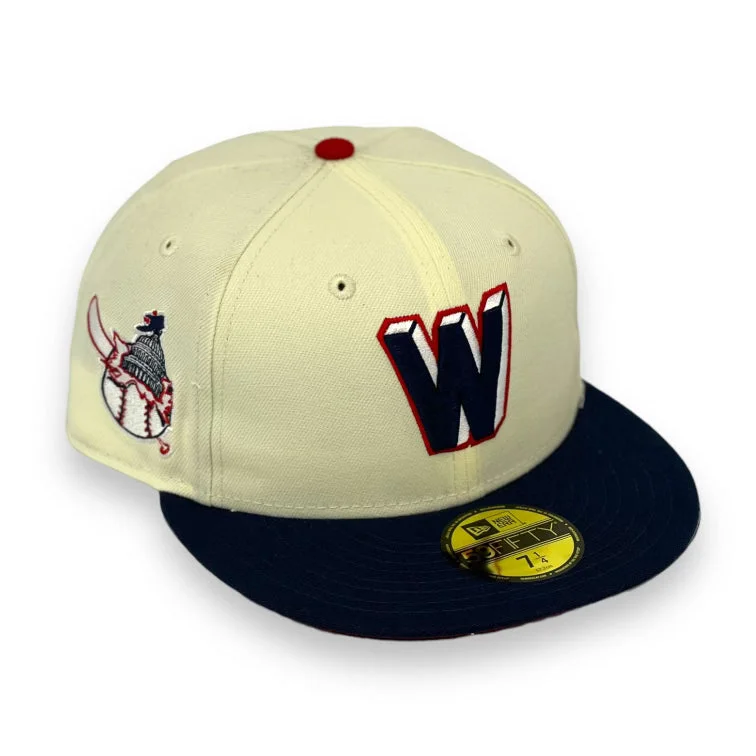 WASHINGTON SENATORS (OFF-WHITE) NEW ERA 59FIFTY FITTED (RED UNDER VISOR)