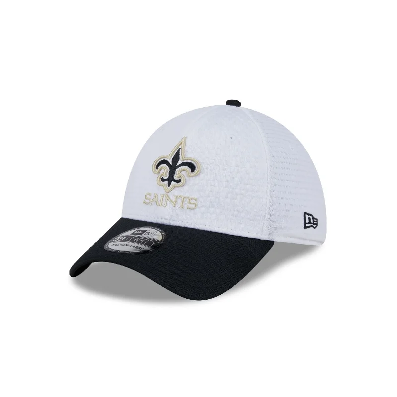 New Orleans Saints 2024 Training 39THIRTY Stretch Fit Hat