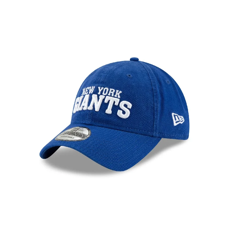 New York Giants NFL Core Classic Wordmark 9TWENTY Adjustable