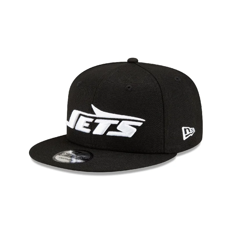 New York Jets Black & White 9FIFTY Snapback