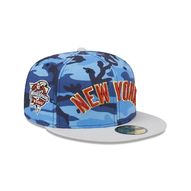 New York Yankees Blue Camo 59FIFTY Fitted Hat