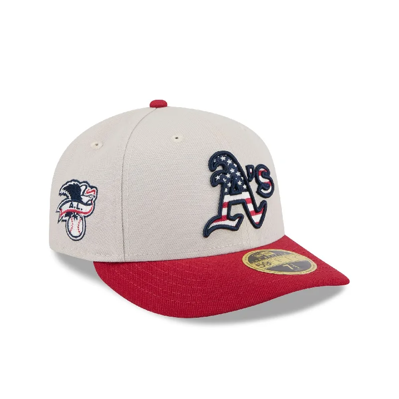 Oakland Athletics Independence Day 2024 Low Profile 59FIFTY Fitted Hat