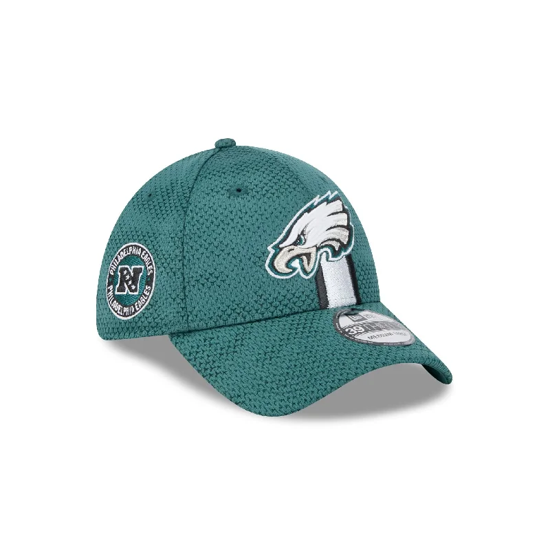 Philadelphia Eagles 2024 Sideline 39THIRTY Stretch Fit Hat