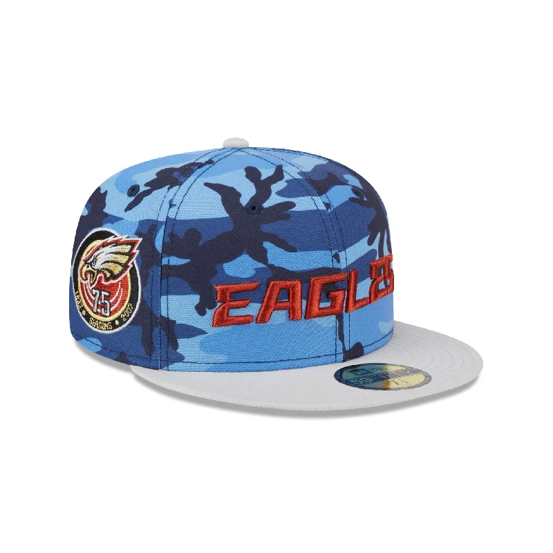 Philadelphia Eagles Blue Camo 59FIFTY Fitted Hat