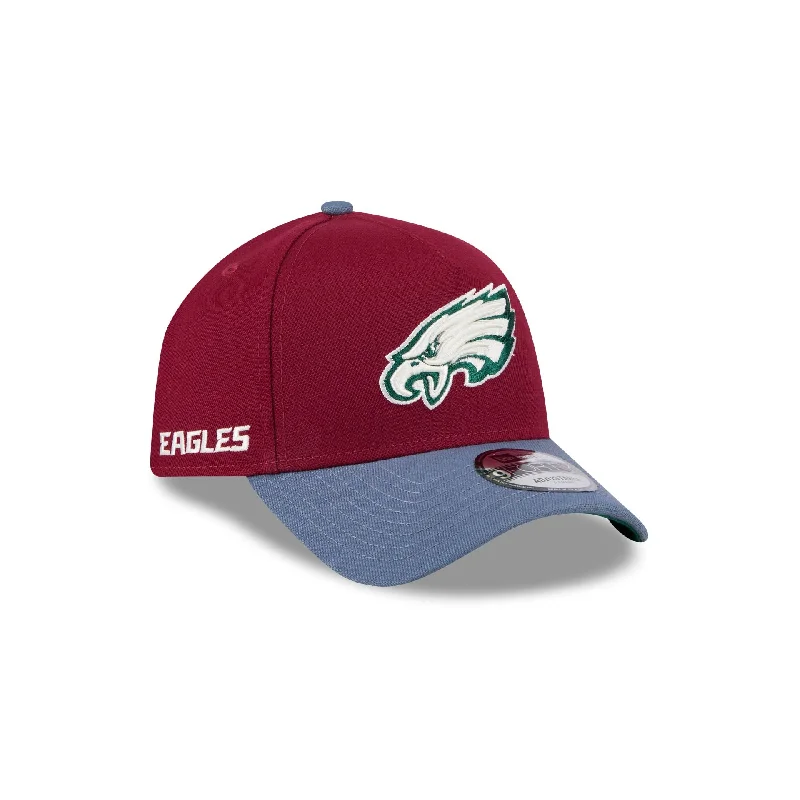 Philadelphia Eagles Cherry 9FORTY A-Frame Snapback Hat