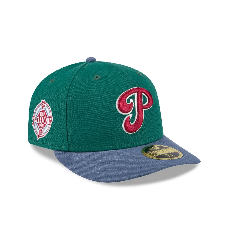 Philadelphia Phillies Green Gemstone Low Profile 59FIFTY Fitted Hat