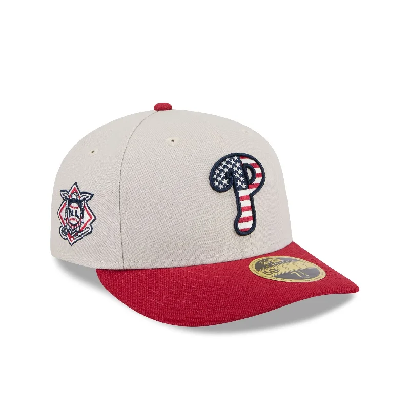 Philadelphia Phillies Independence Day 2024 Low Profile 59FIFTY Fitted Hat