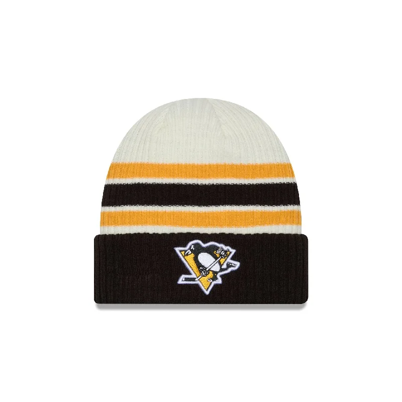 Pittsburgh Penguins Vintage Ribbed Beanie