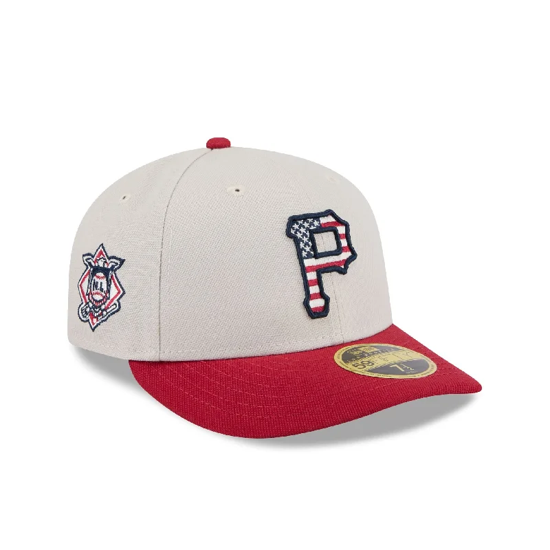 Pittsburgh Pirates Independence Day 2024 Low Profile 59FIFTY Fitted Hat