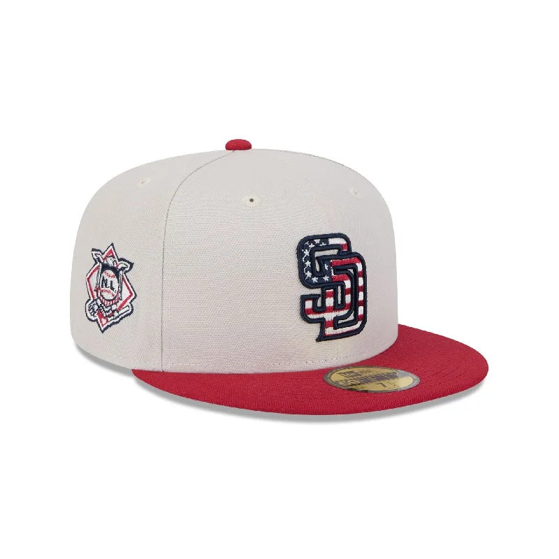 San Diego Padres Independence Day 2024 59FIFTY Fitted Hat