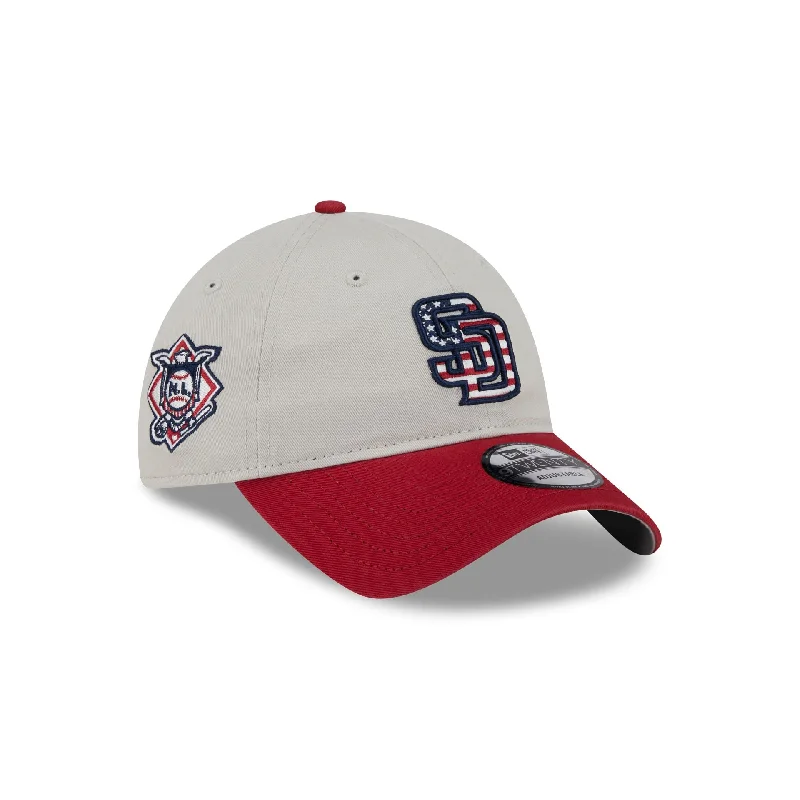 San Diego Padres Independence Day 2024 9TWENTY Adjustable Hat