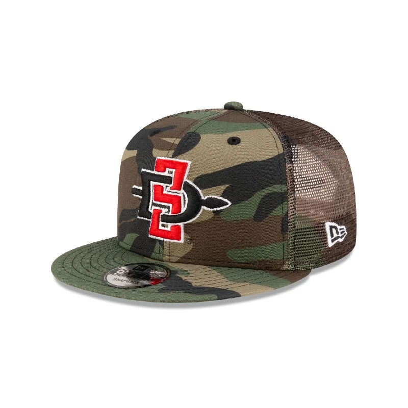 San Diego State Aztecs Camo 9FIFTY Trucker Hat