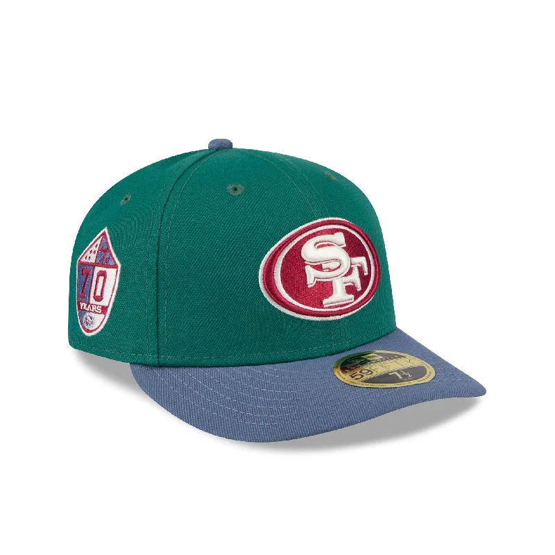 San Francisco 49ers Green Gemstone Low Profile 59FIFTY Fitted Hat