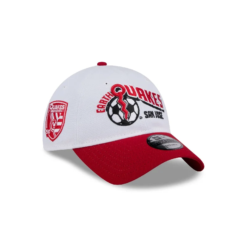 San Jose Earthquakes 2024 Jersey Hook 9TWENTY Adjustable Hat