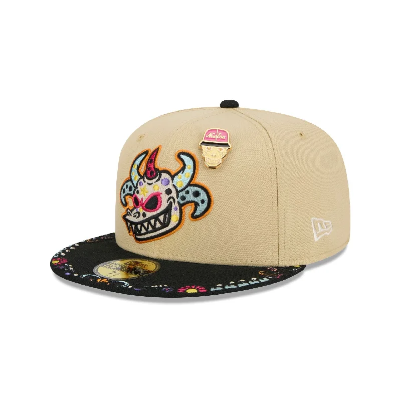 Scranton Wilkes-Barre RailRiders Skull Pin 59FIFTY Fitted Hat