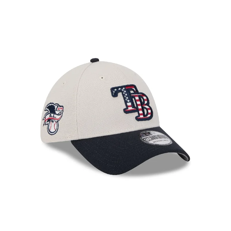 Tampa Bay Rays Independence Day 2024 39THIRTY Stretch Fit Hat