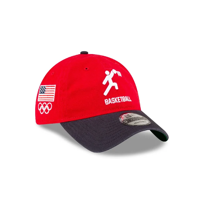 Team USA Basketball Red 9TWENTY Adjustable Hat