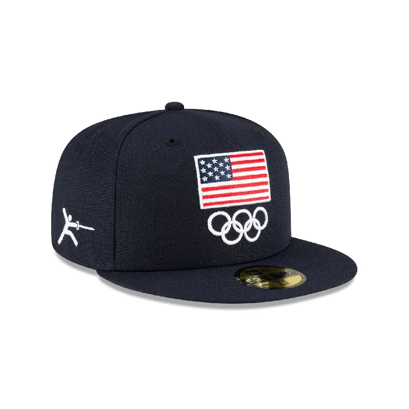 Team USA Fencing Navy 59FIFTY Fitted Hat