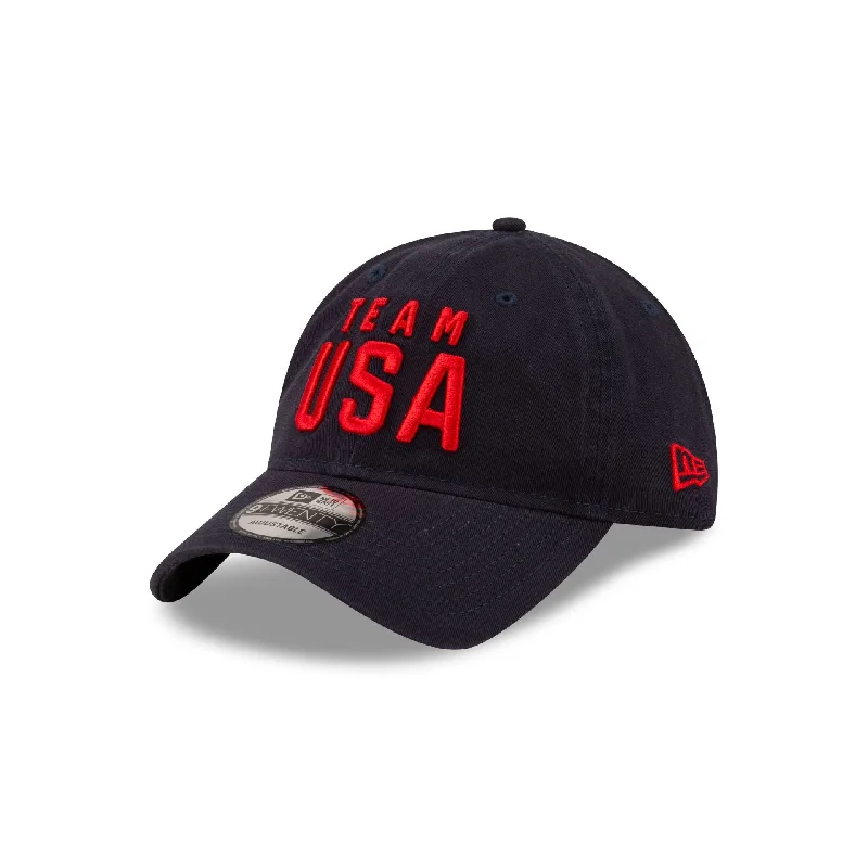 Team USA Navy 9TWENTY Adjustable Hat