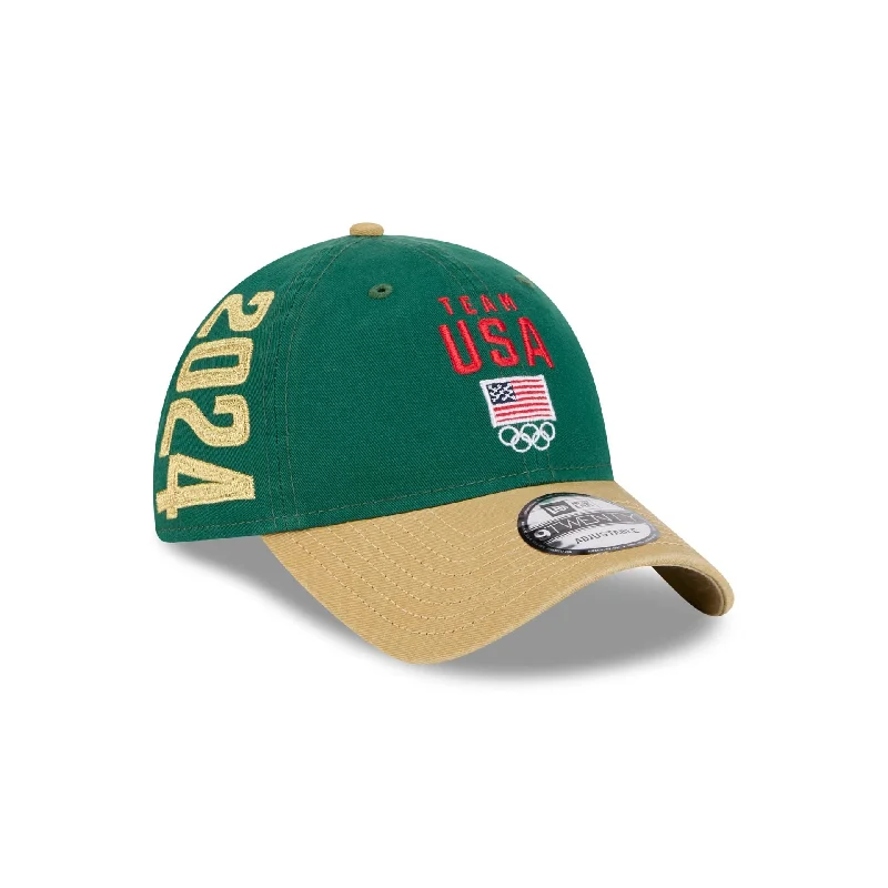 Team USA Olympics Green 9TWENTY Adjustable Hat