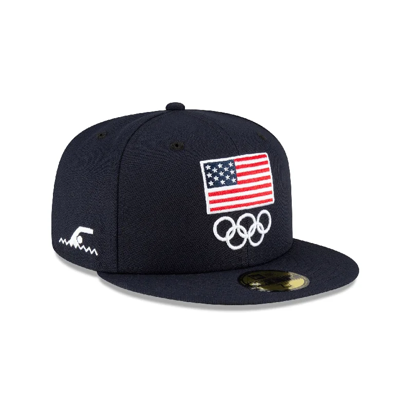 Team USA Swimming Navy 59FIFTY Fitted Hat