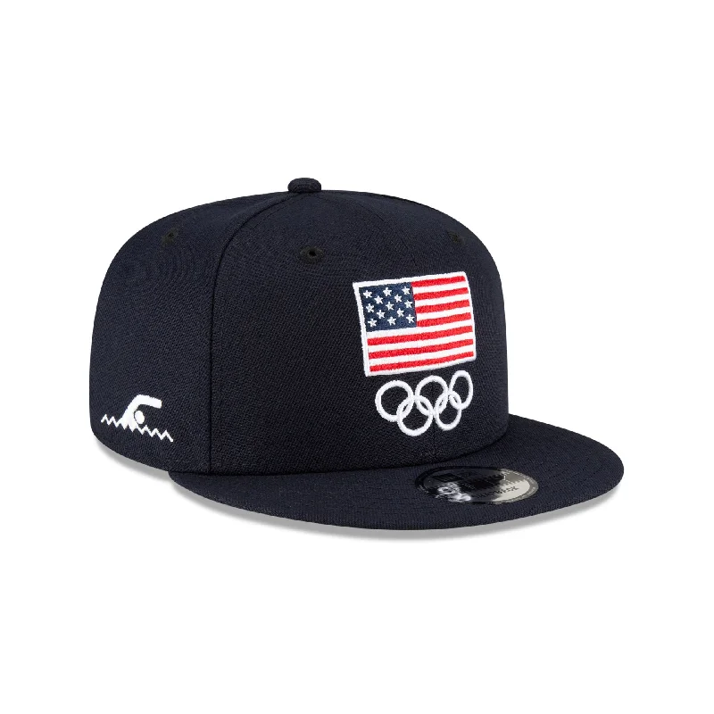 Team USA Swimming Navy 9FIFTY Snapback Hat