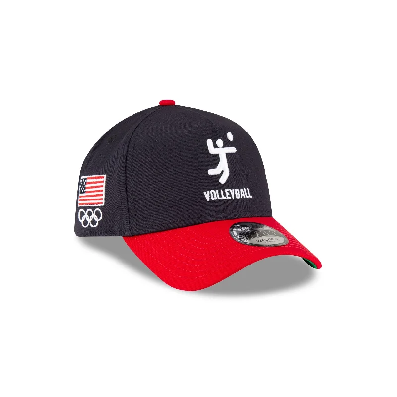 Team USA Volleyball 9FORTY A-Frame Snapback Hat