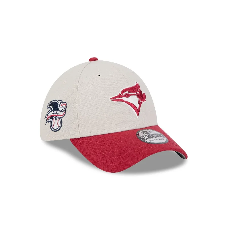 Toronto Blue Jays Canada Day 2024 39THIRTY Stretch Fit Hat