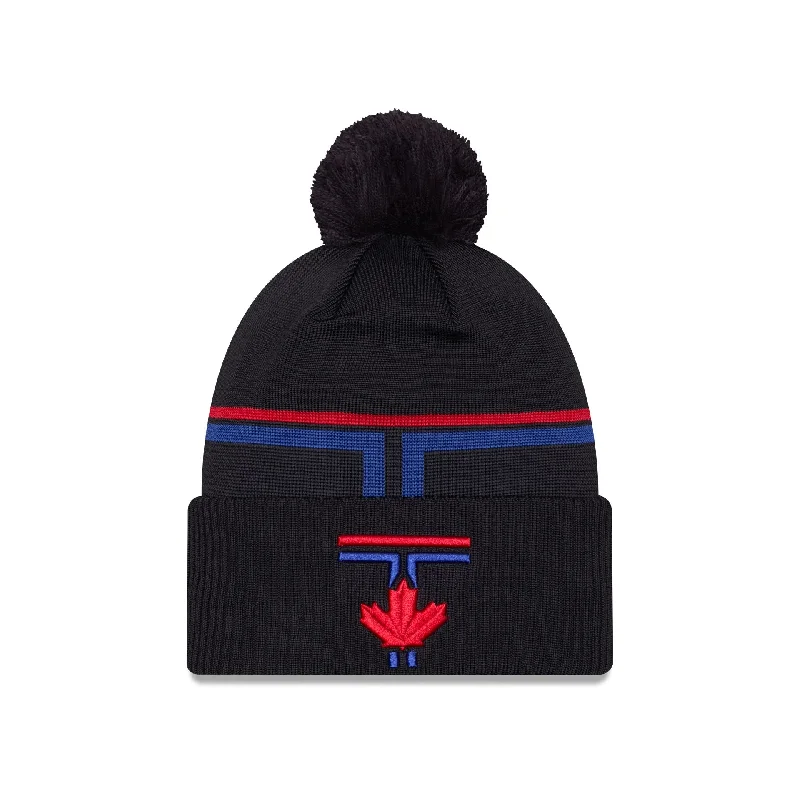 Toronto Blue Jays City Connect Pom Knit Hat