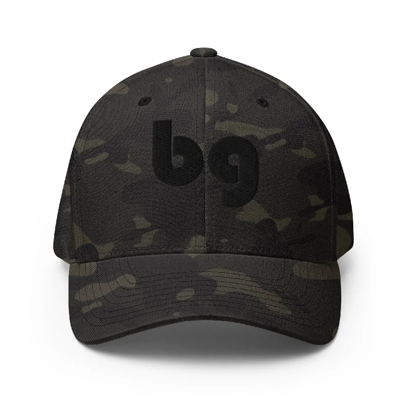 Black Camo Hat