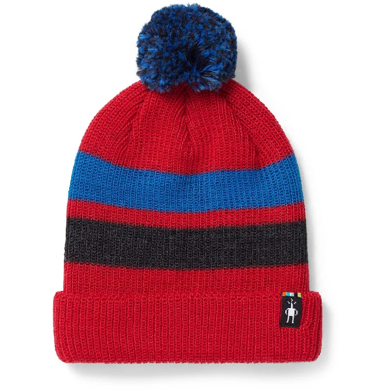 Smartwool Kids Stripe Pom Beanie