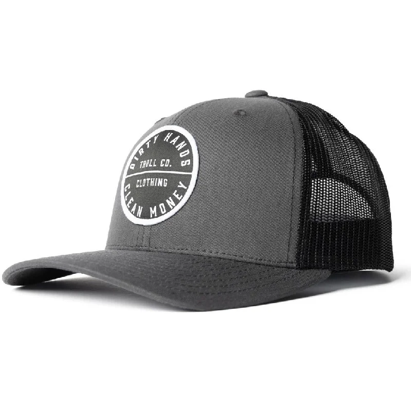 360 DHCM Curved Brim Hat: Charcoal