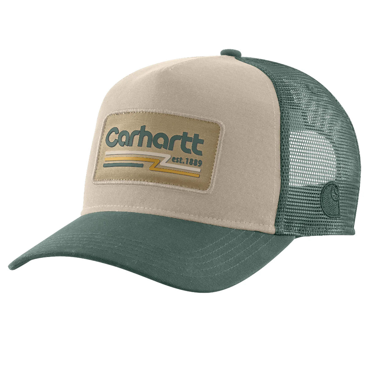 Canvas Mesh-Back Logo 1889 Patch Cap - Frosted Balsam