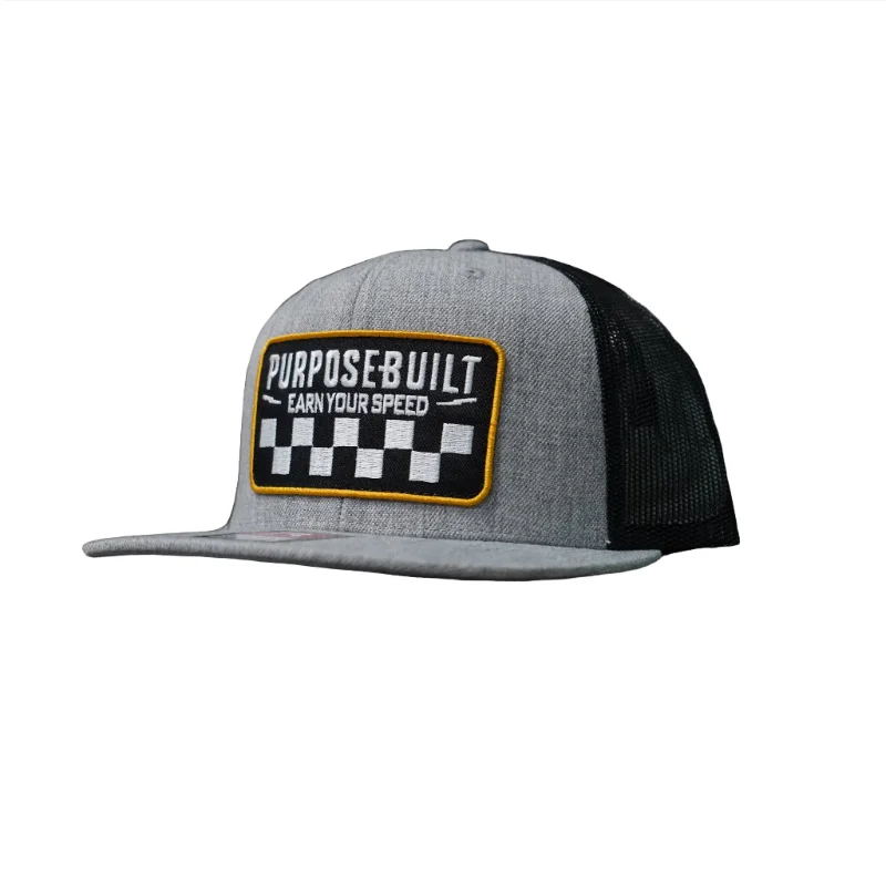 Earn your Speed Snapback - Grey/Black