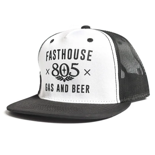 FH X 805 Gas & Beer Trucker Hat - White