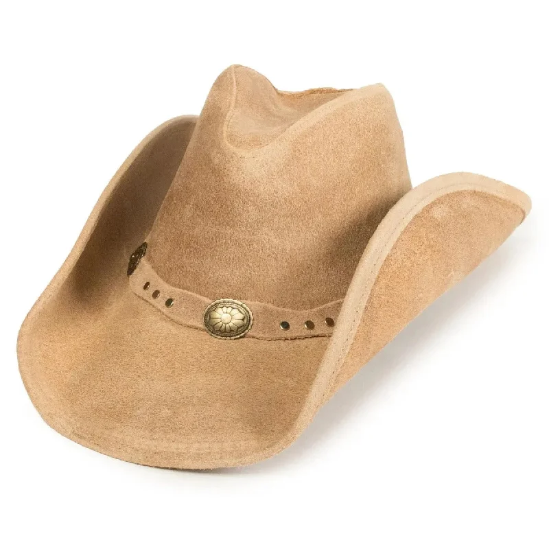 Minnetonka Silverton Dude - Leather Cowboy Hat