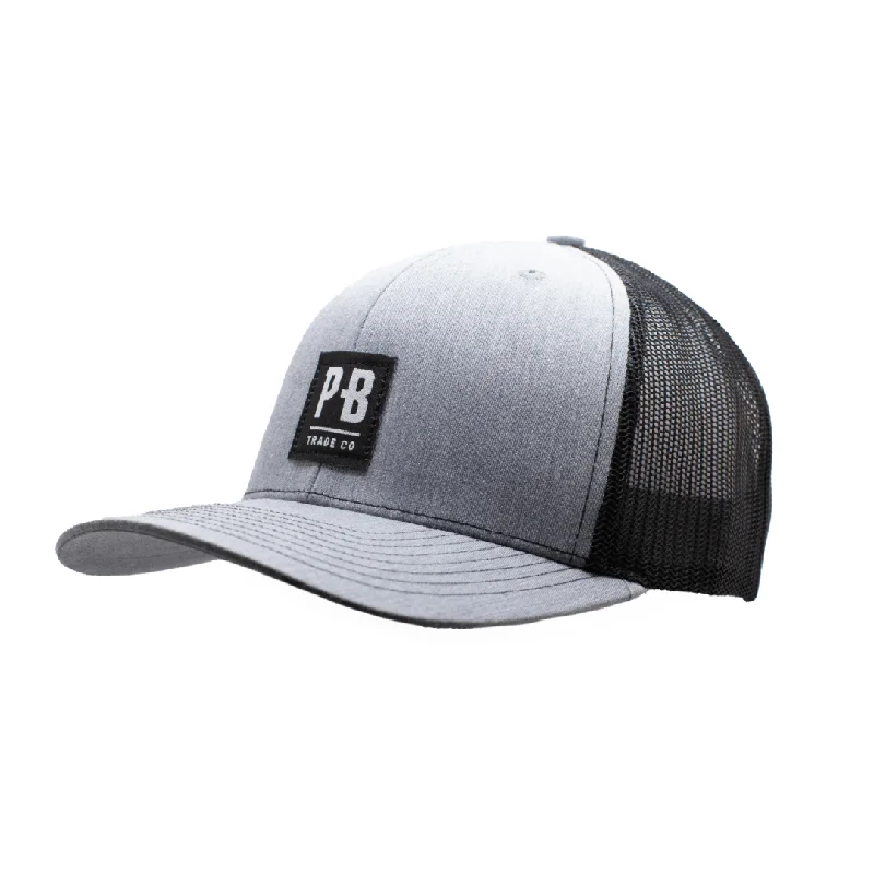 Stadium Snapback - Heather Grey/Black