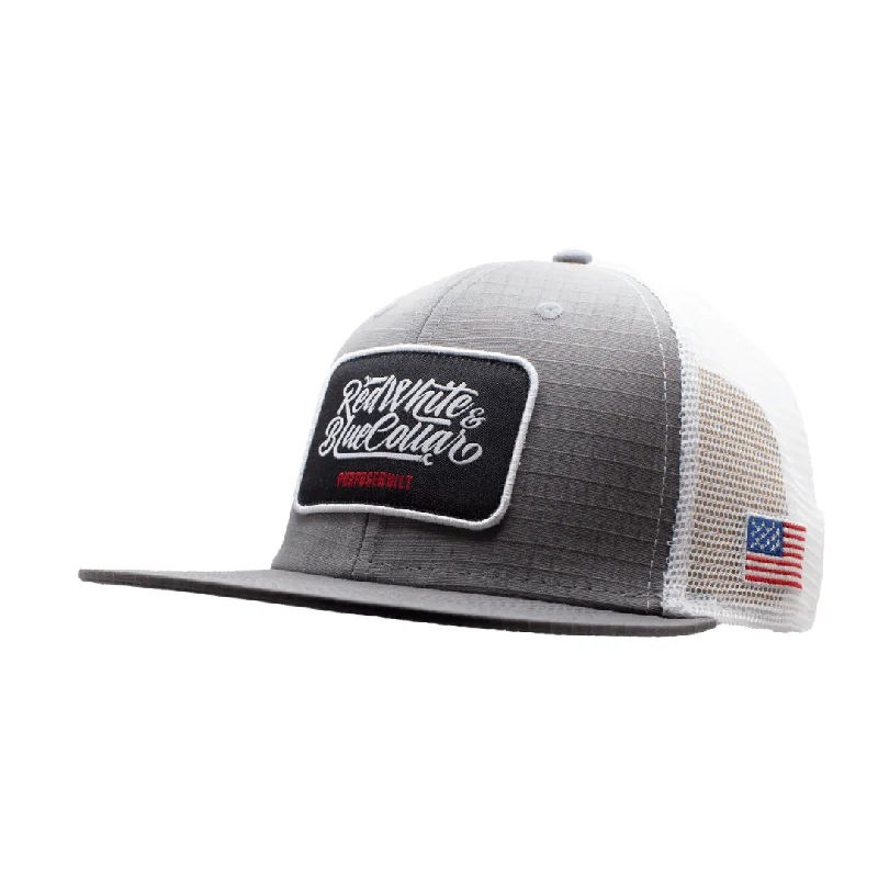 RWBC Snapback, Grey & White