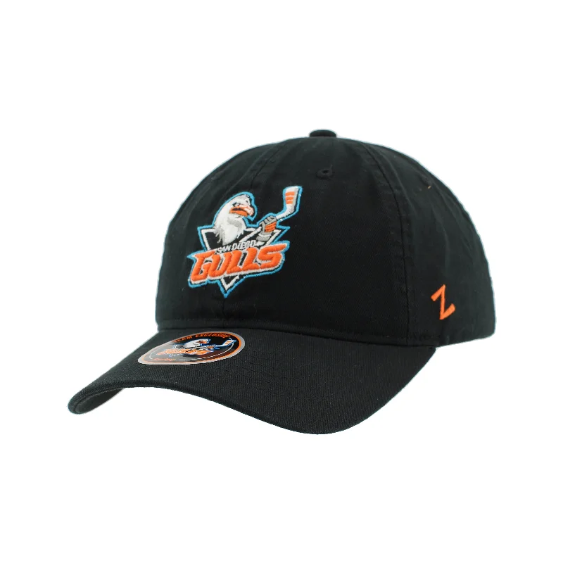 San Diego Gulls Scholarship Black Primary Adjustable Hat