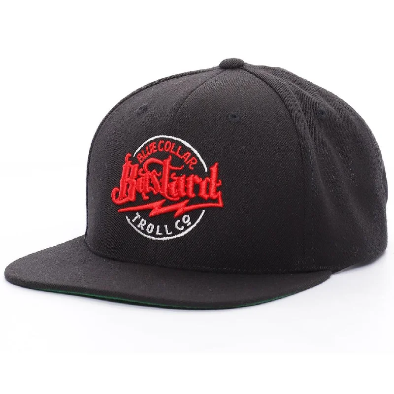 The Bastard Snapback: Black / Red